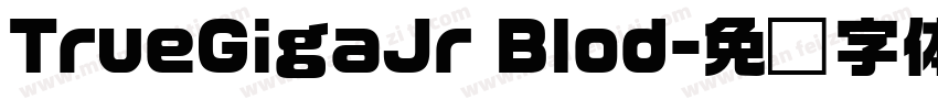 TrueGigaJr Blod字体转换